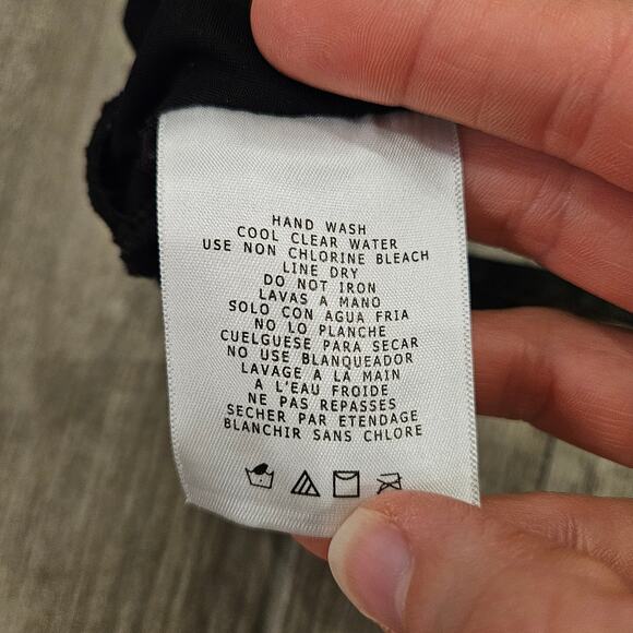 Magicsuit Swimsuit Womens Size 12 One-Piece Black Angelina Surplice Halter - Picture 12 of 13